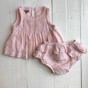 Baby gap top and bloomer set 3-6 months